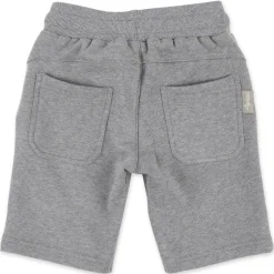 Sigikid Kollektion Gelber Traktor|Grau Melierte Kinder Sweat Bermuda