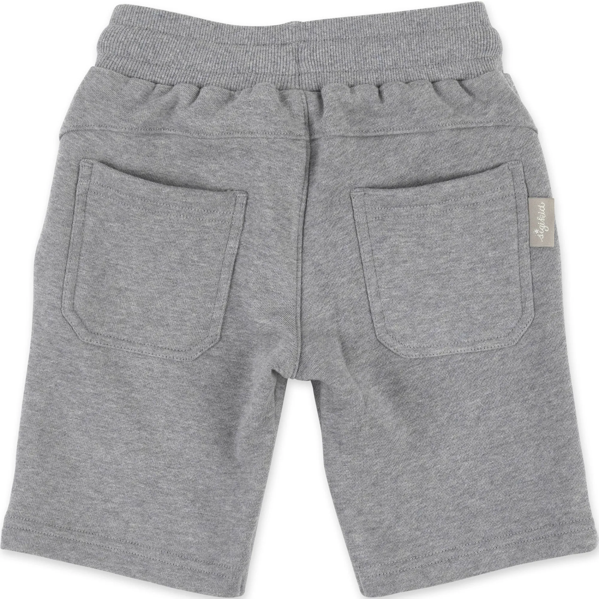 Sigikid Kollektion Gelber Traktor|Grau Melierte Kinder Sweat Bermuda