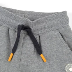 Sigikid Kollektion Gelber Traktor|Grau Melierte Kinder Sweat Bermuda