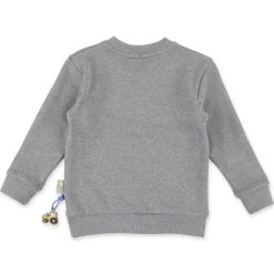 Sigikid Kollektion Gelber Traktor|Grau Meliertes Kinder Sweatshirt Teamwork