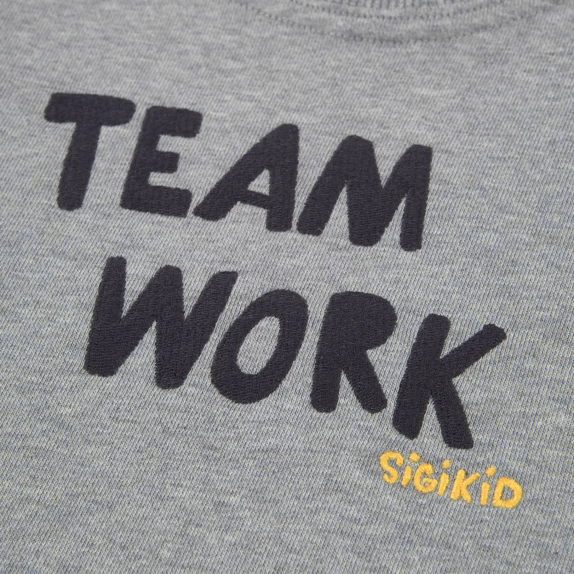 Sigikid Kollektion Gelber Traktor|Grau Meliertes Kinder Sweatshirt Teamwork