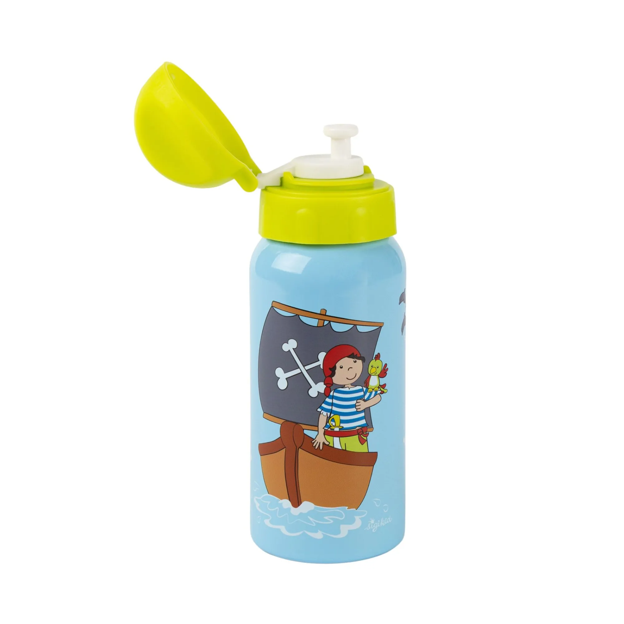Sigikid Trinkflaschen|Kinder Edelstahl-Trinkflasche Pirat Sammy Samoa