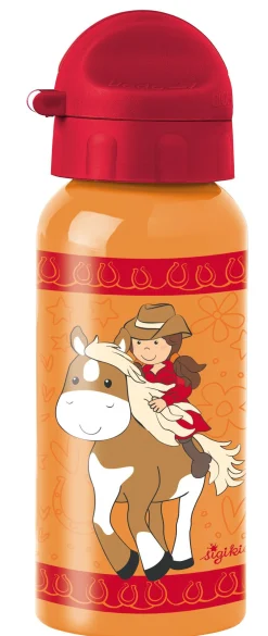 Sigikid Trinkflaschen|Kinder Edelstahl-Trinkflasche Pferdefreundin Gina Galopp