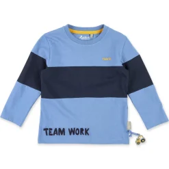 Sigikid Kollektion Gelber Traktor|Kinder Langarmshirt Colour Blocking In Blau