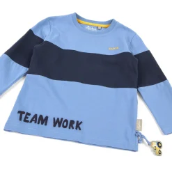 Sigikid Kollektion Gelber Traktor|Kinder Langarmshirt Colour Blocking In Blau