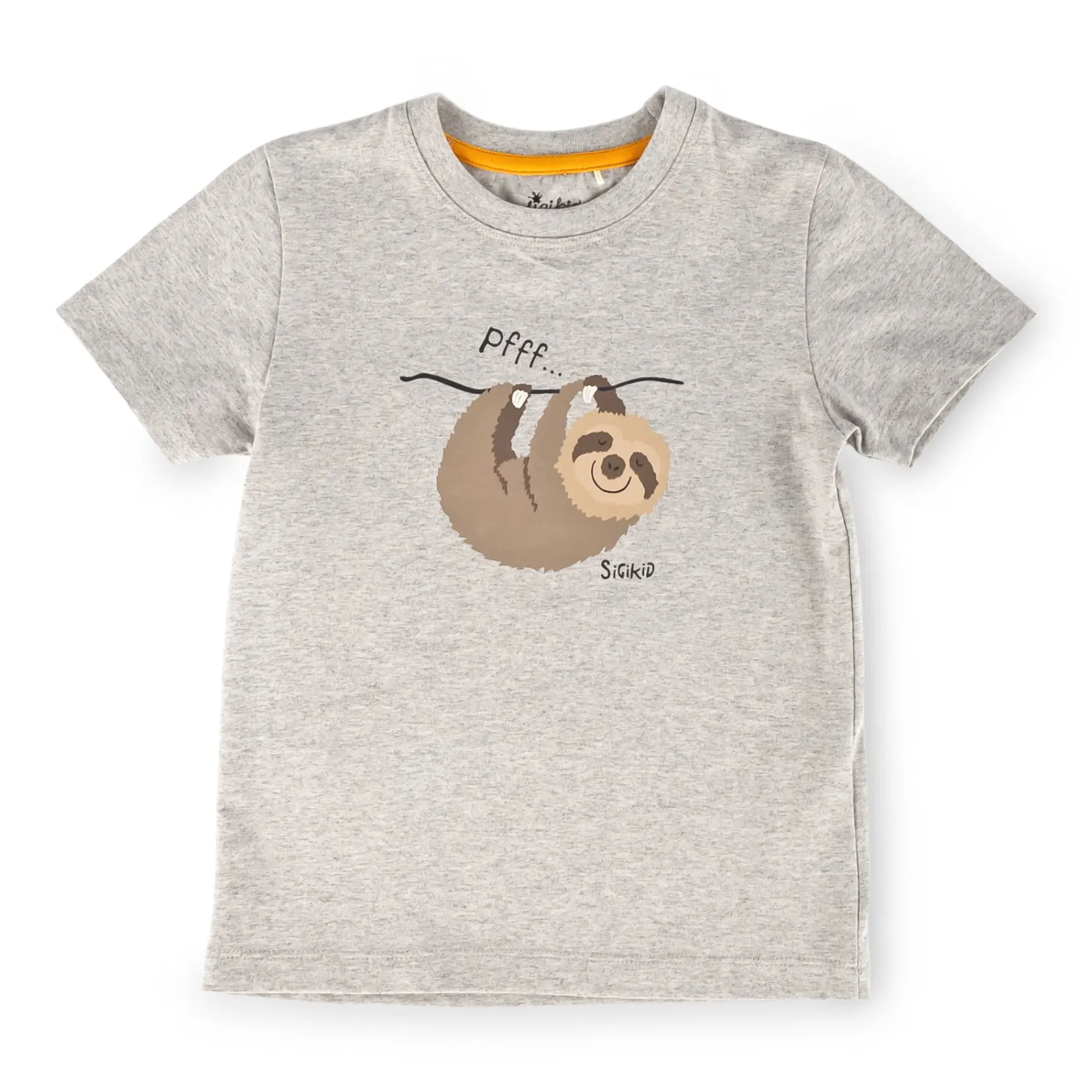 Sigikid Tag- Und Nachtwasche|Kinder Pyjama Faultier, Gelb