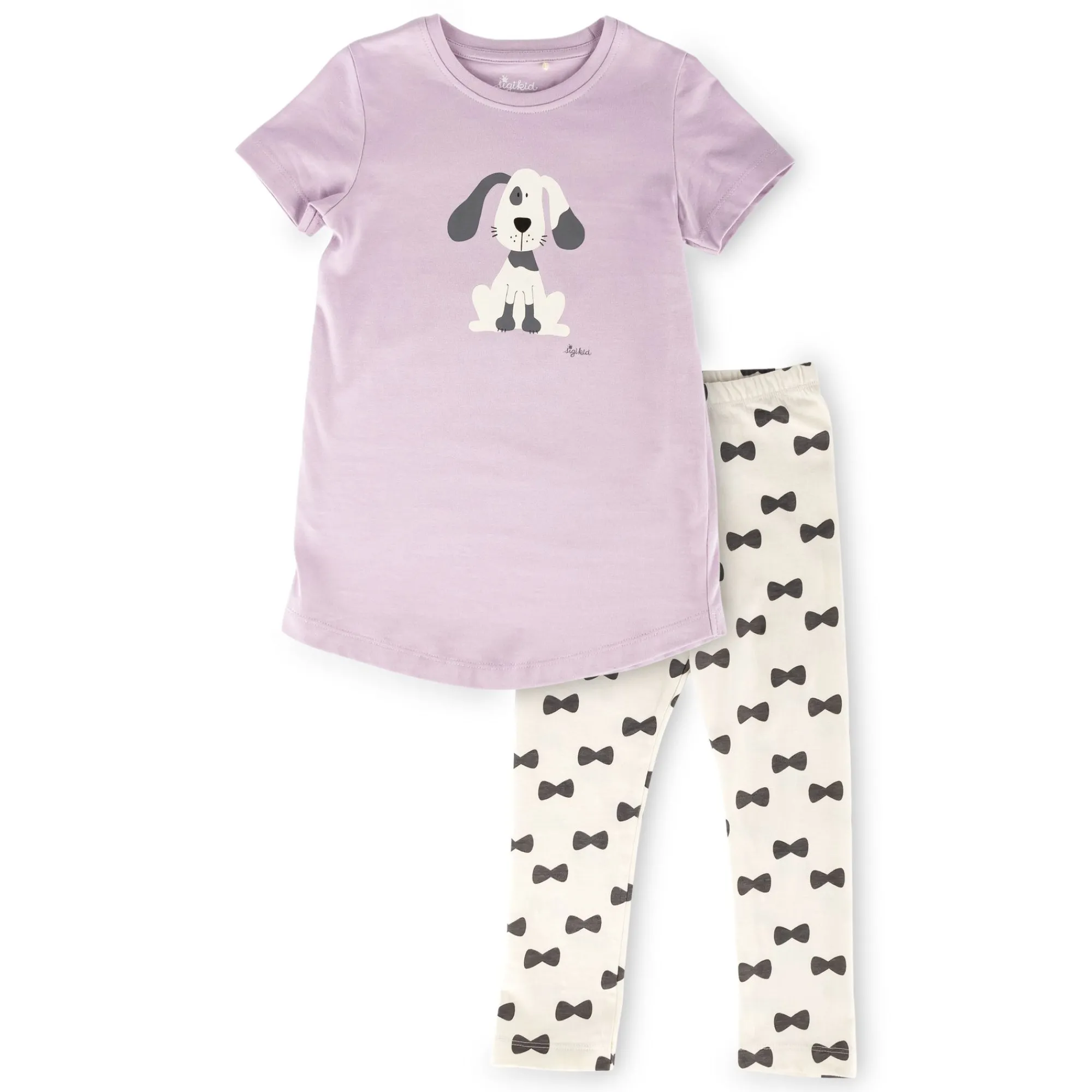 Sigikid Tag- Und Nachtwasche|Kinder Pyjama Hund, Lila