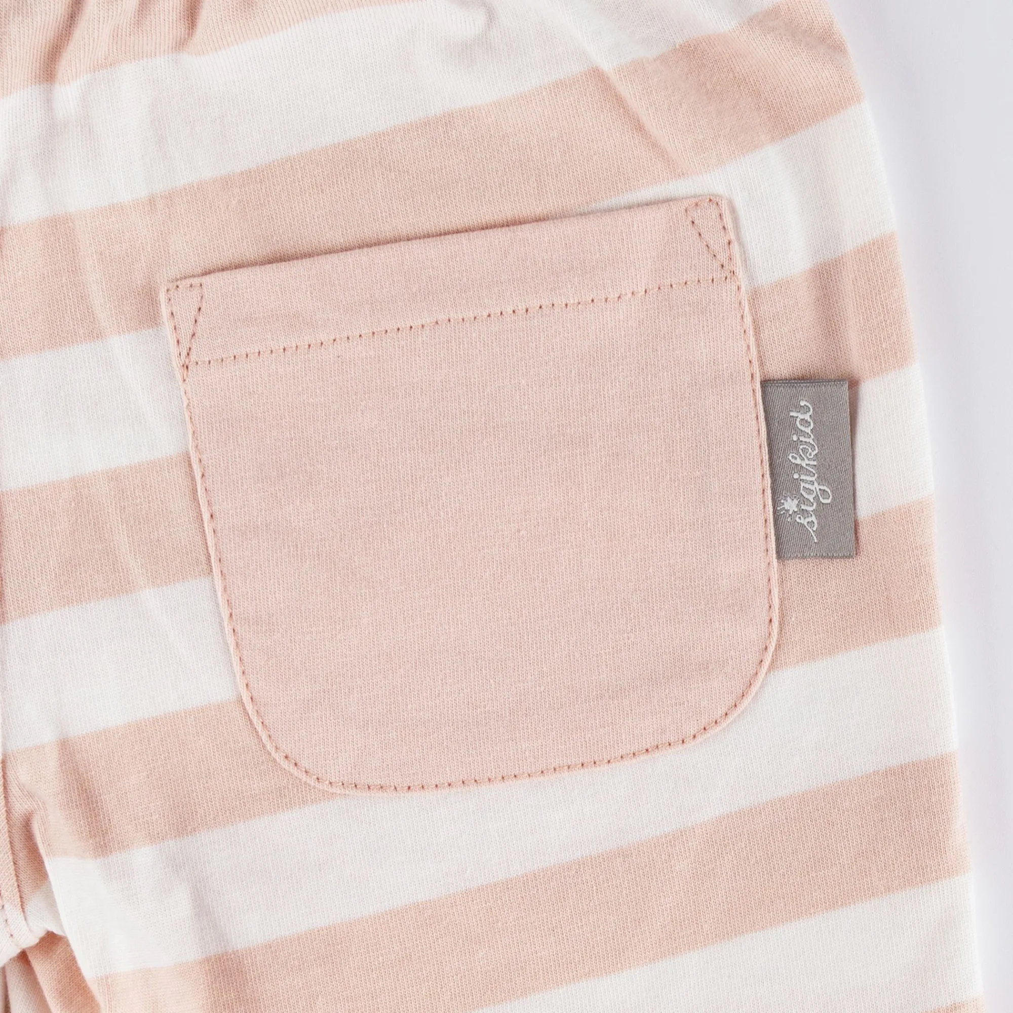Sigikid Kollektion Funny Horse|Kinder Shorts, Rosa-Weis Gestreift