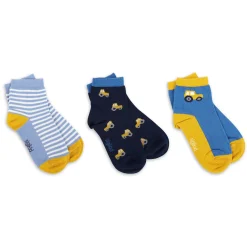 Sigikid Kollektion Gelber Traktor|Kinder Socken Im 3Er Set, Traktor