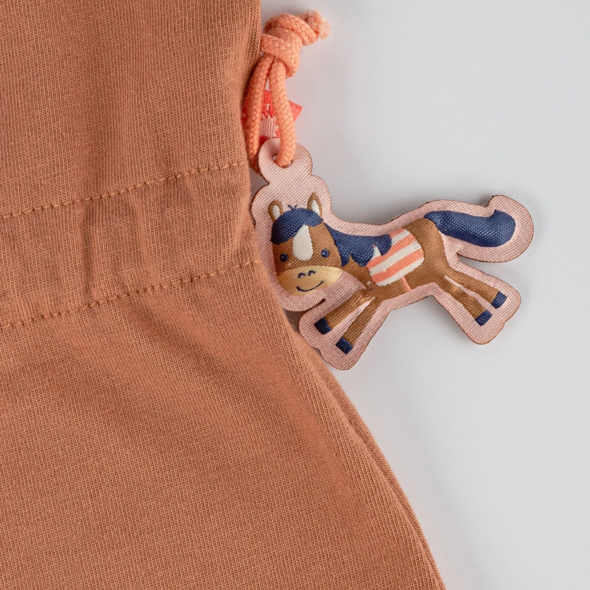 Sigikid Kollektion Funny Horse|Kinder Sommerkleid Mit Pferdchen Motiv, Hellbraun