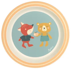 Sigikid Kindergeschirr|Kinder Teller Bar 4 Freunde, Rpet