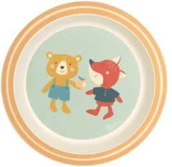 Sigikid Kindergeschirr|Kinder Teller Fuchs 4 Freunde Rpet