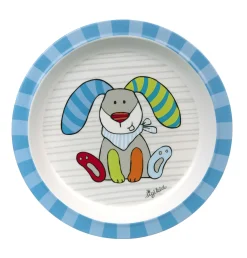 Sigikid Kindergeschirr|Kinder Teller Hase Ringeldingel, Rpet