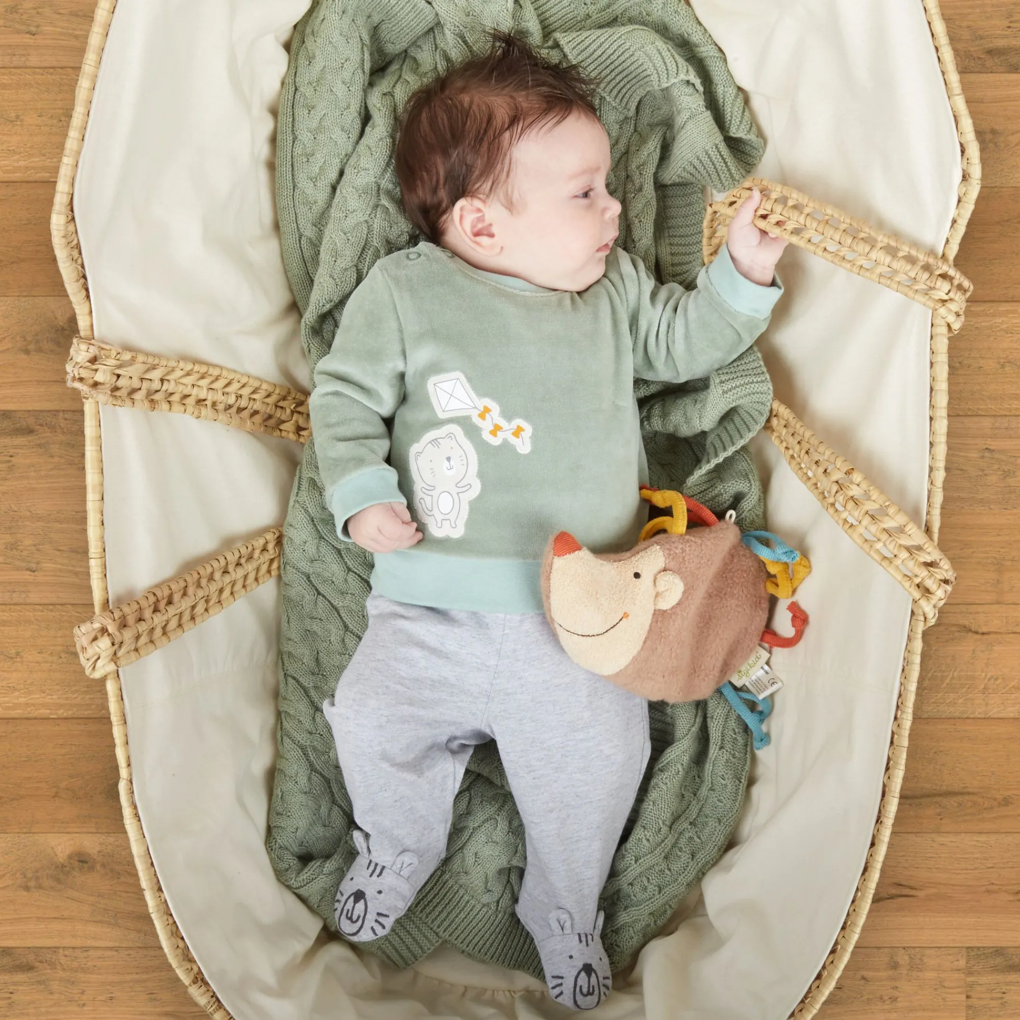 Sigikid Green Spielsachen|Kirschkern-Warmekissen Igel, Green Collection