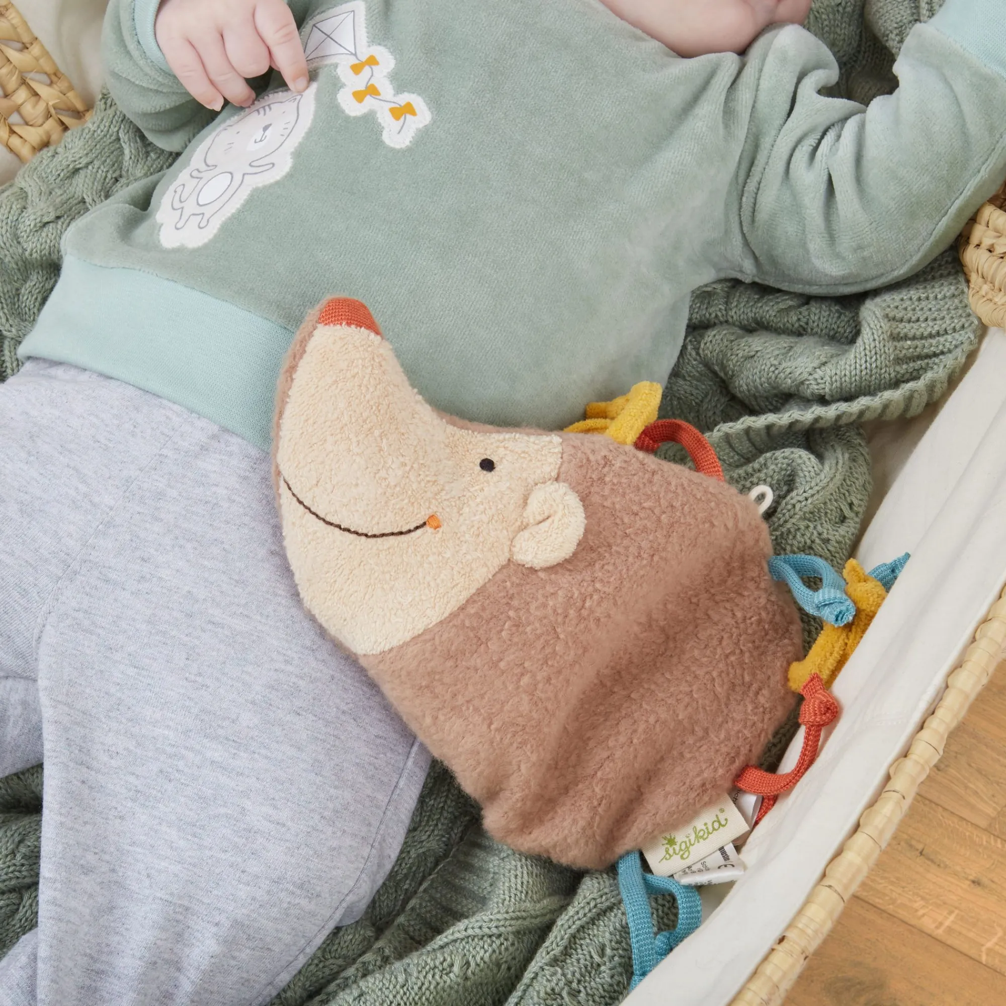 Sigikid Green Spielsachen|Kirschkern-Warmekissen Igel, Green Collection