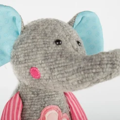 Sigikid Patchwork Sweety|Kuscheltier Elefant Rosa, Patchwork Sweety
