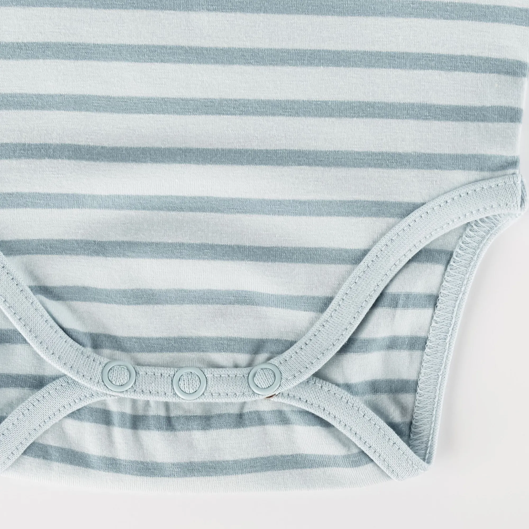 Sigikid Kollektion Newborn|Langarm Babybody Kronchen Bar, Blau Geringelt