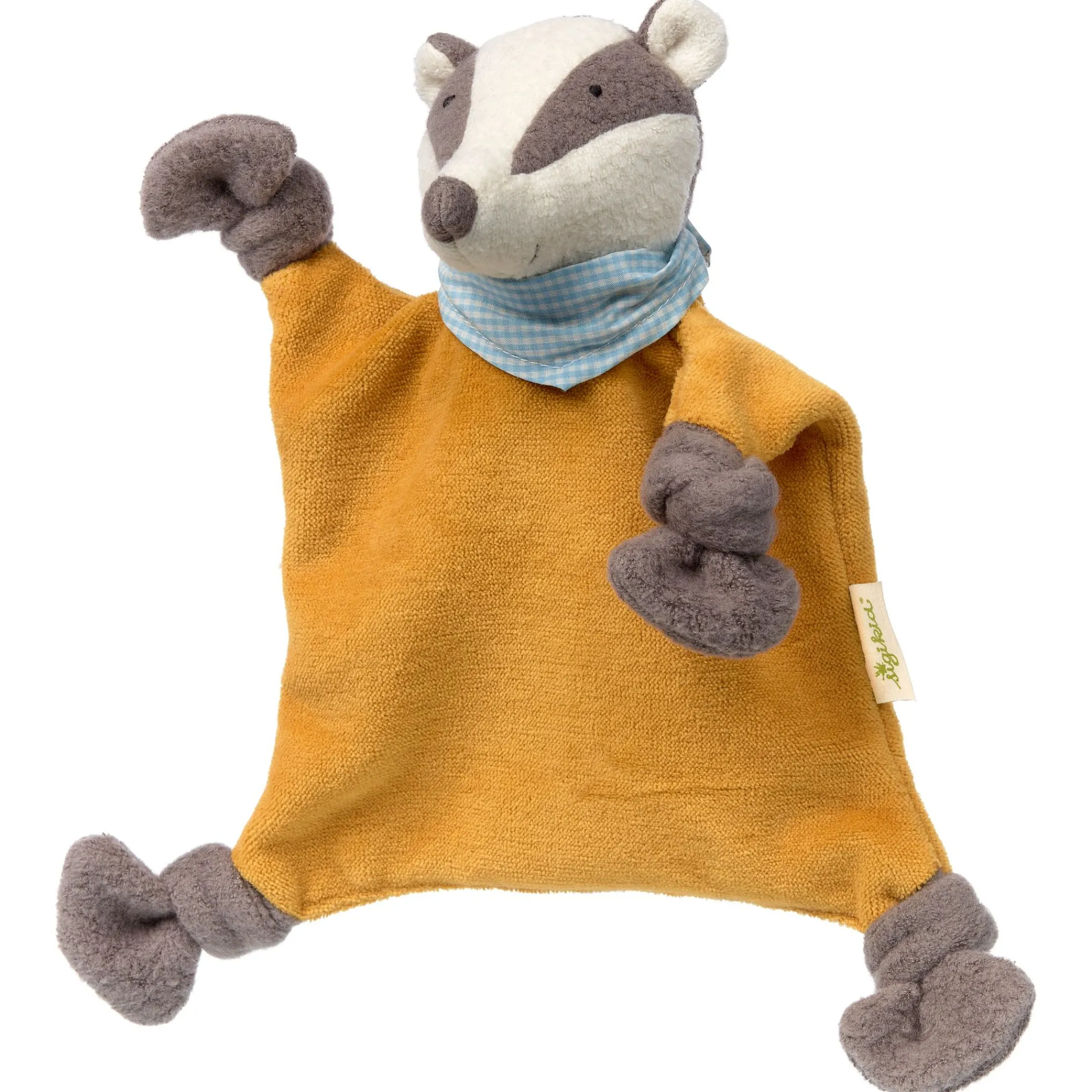 Sigikid Schnuffeltucher|Organic Schnuffeltuch Dachs Kasimir