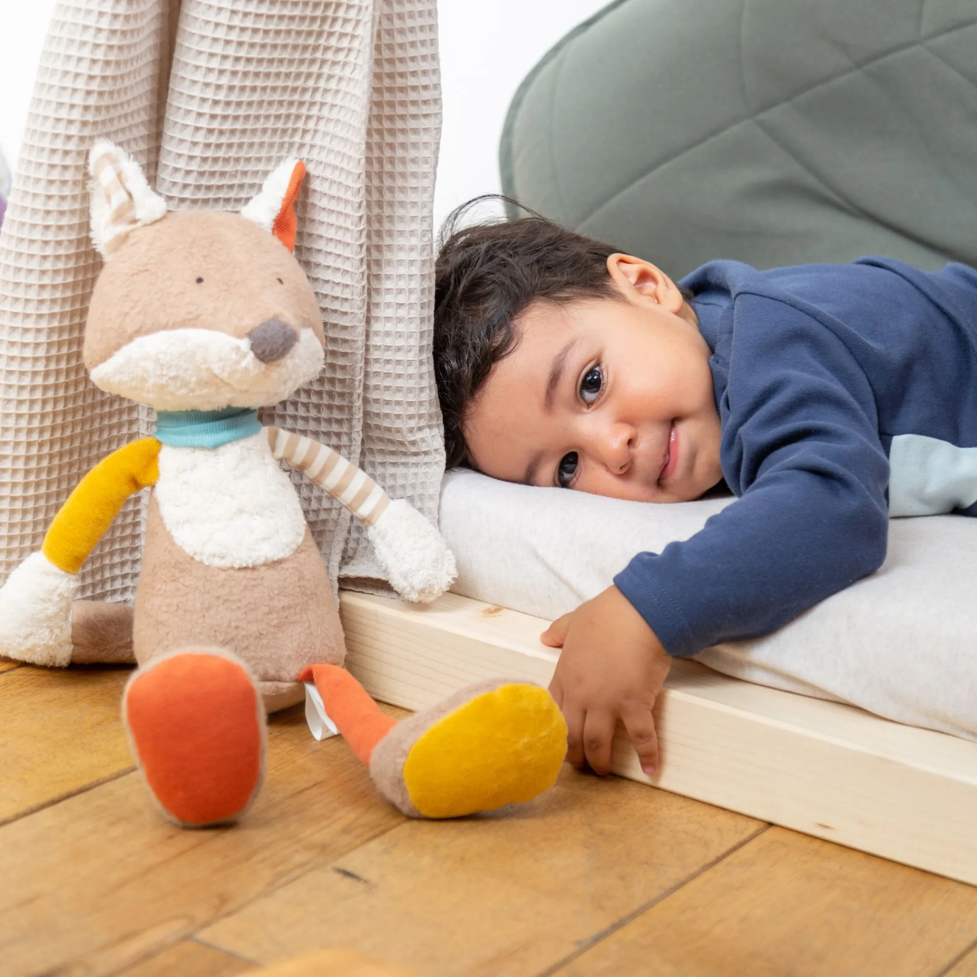 Sigikid Patchwork Sweety|Patchwork Kuscheltier Fuchs, Green Collection