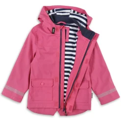 Sigikid Regenkleidung|Pinkfarbene Regenjacke, Mit Baumwolle Gefuttert
