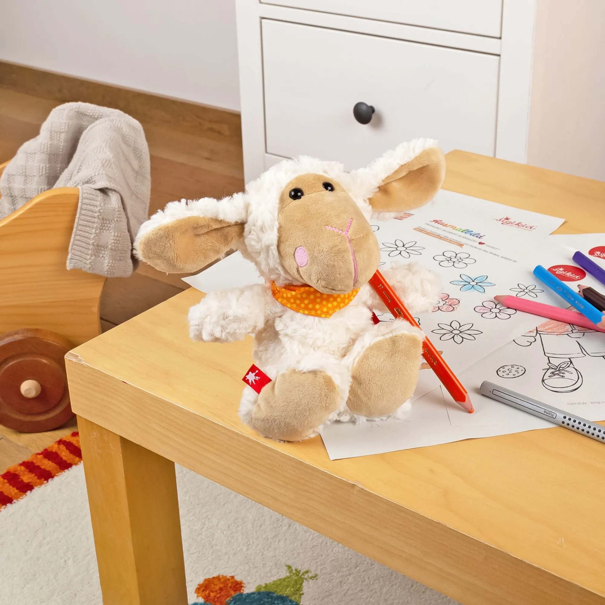 Sigikid Kuscheltiere|Pluschtier Schaf Emmala Klein