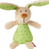 Sigikid Babyspielzeug|Rassel Hase, Red Stars