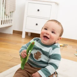 Sigikid Babyspielzeug|Rassel Krokodil, Red Stars