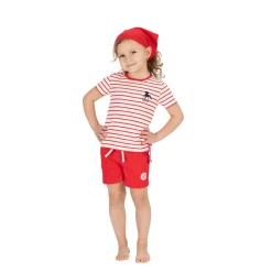 Sigikid Aktion Hosen|Rote Madchen Shorts Mit Herzchen Patch