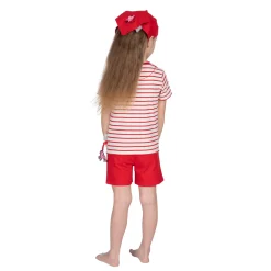 Sigikid Aktion Hosen|Rote Madchen Shorts Mit Herzchen Patch