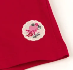 Sigikid Aktion Hosen|Rote Madchen Shorts Mit Herzchen Patch