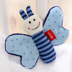 Sigikid Babyspielzeug|Schmetterling Blau, Red Stars