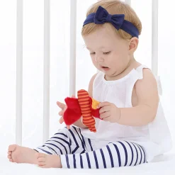 Sigikid Babyspielzeug|Schmetterling Orange, Red Stars