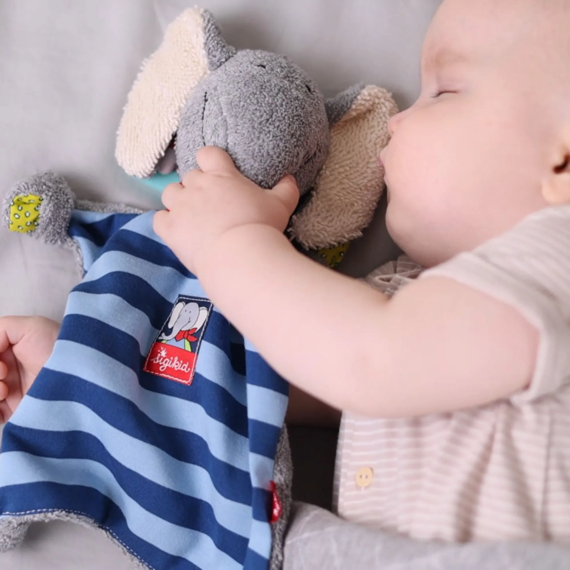 Sigikid Schnuffeltucher|Schnuffeltuch Elefant Lolo Lombardo