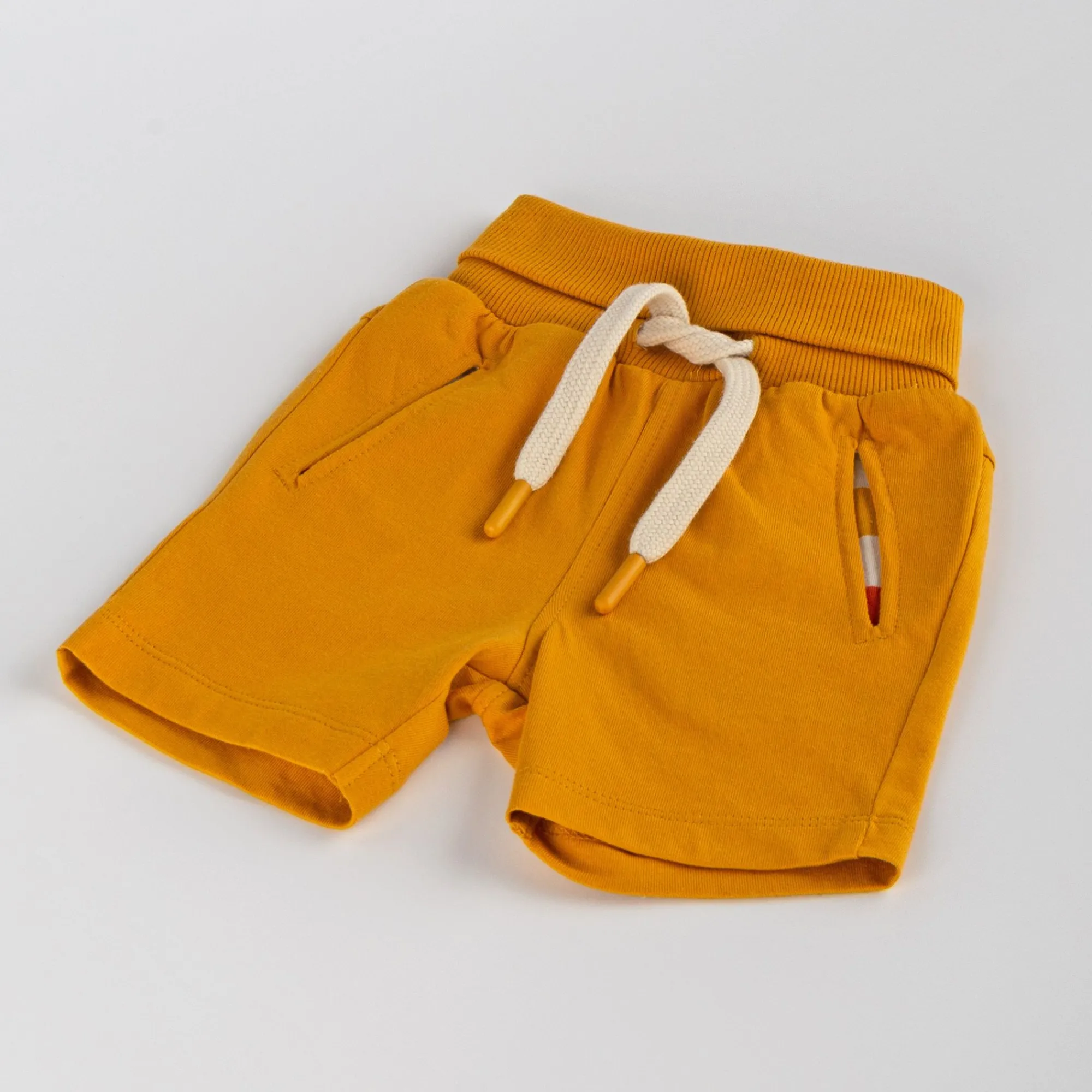 Sigikid Kollektion Happy Crocodile|Sonnengelbe Baby Bermuda