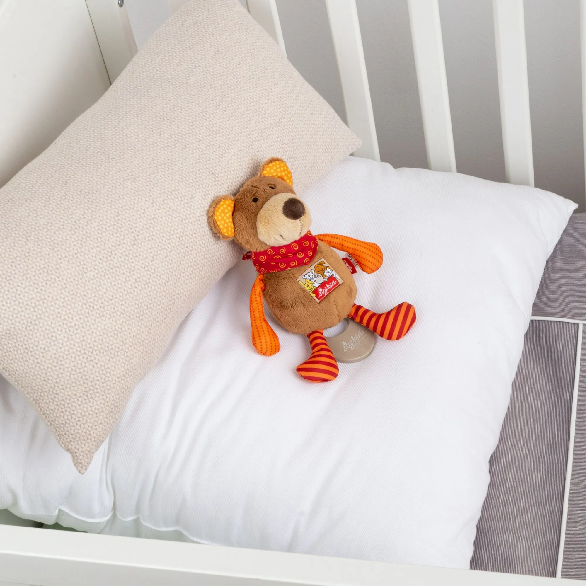 Sigikid Babyspielzeug|Spieluhr Bar Red Stars Collection